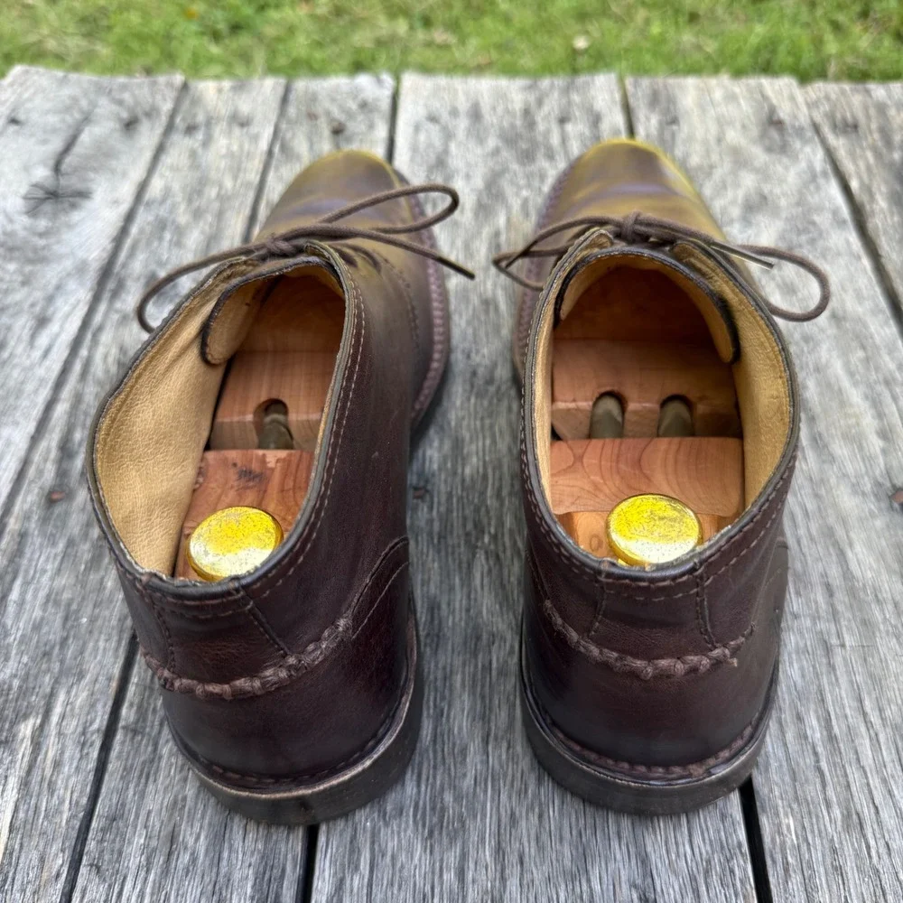 Frye Oliver Chukka Boots Mens 11.5 D Dark Brown Leather Desert Boots 87820